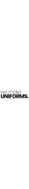 We Make Uniforms logo