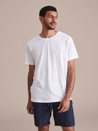 White Basic T-Shirt for Him